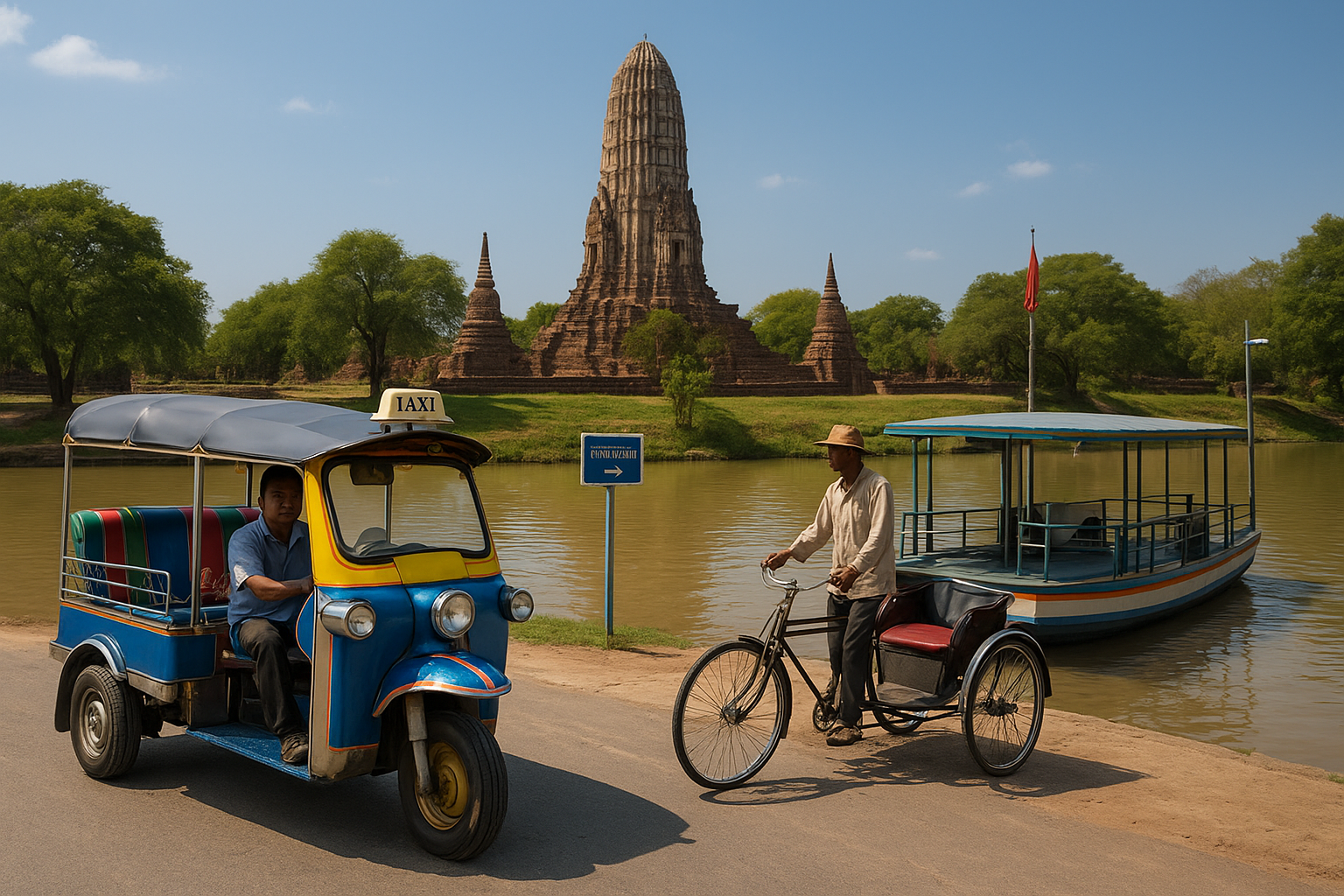 Jak dostać się z dworca na wyspę z ruinami