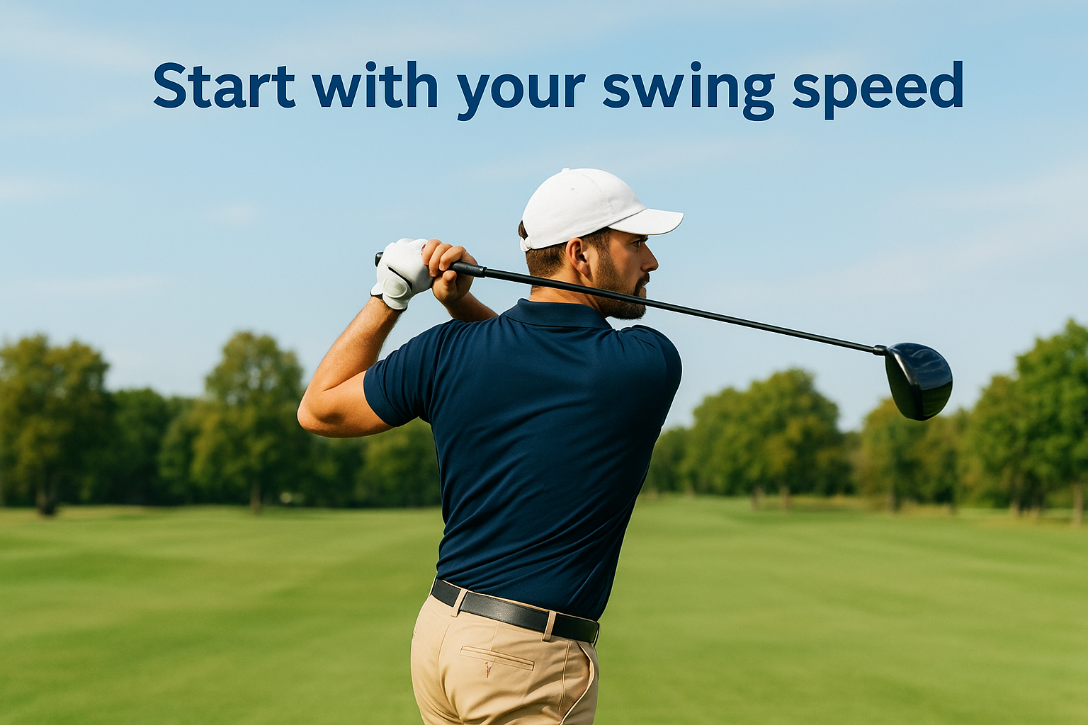 Start with your swing speed