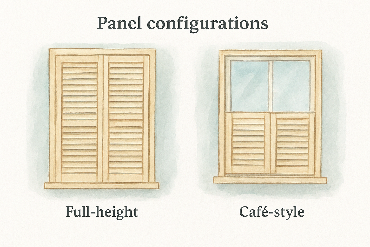 Panel configurations