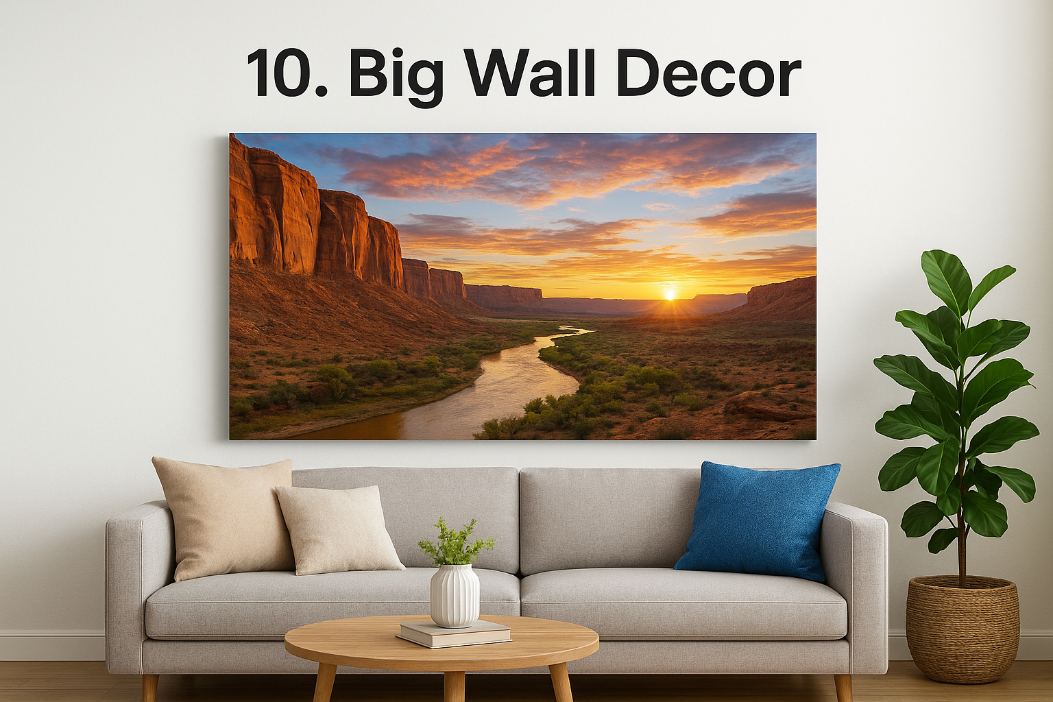 10. Big Wall Decor