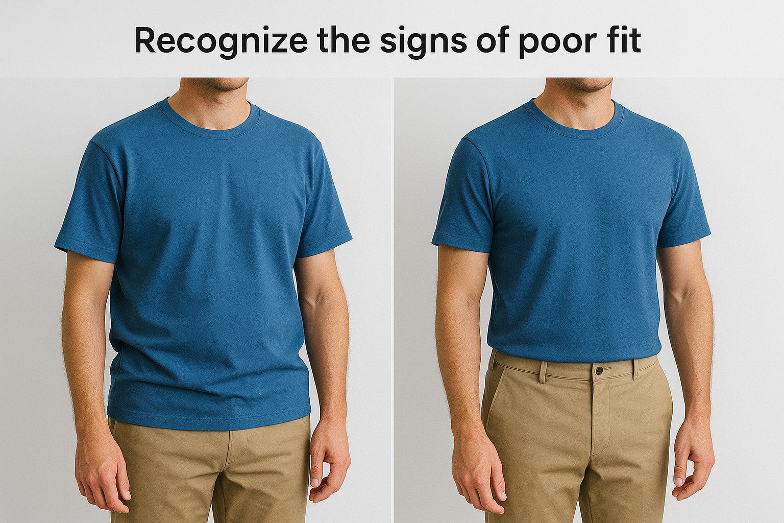 Recognize the signs of poor fit