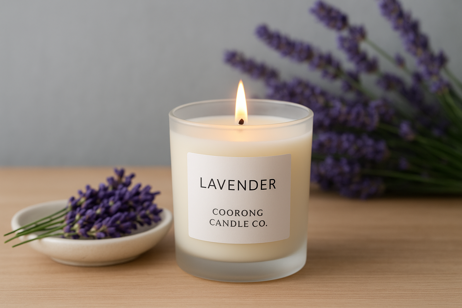 1. Lavender, especially in soy candles from Coorong Candle Co.