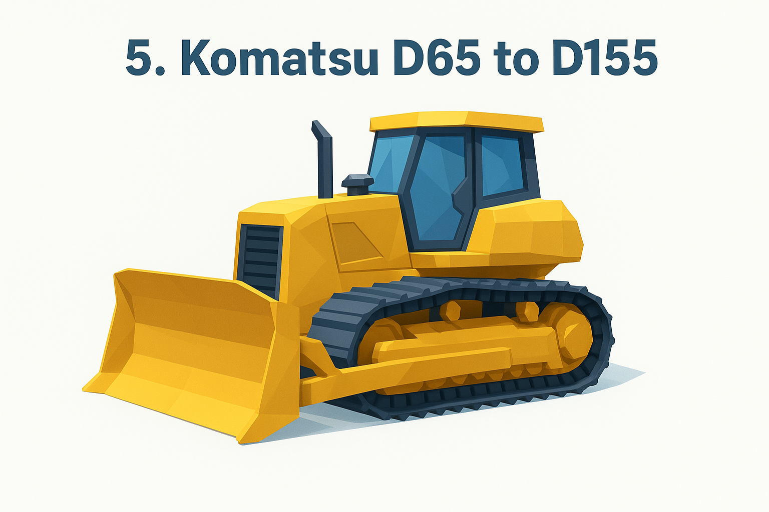 5. Komatsu D65 to D155