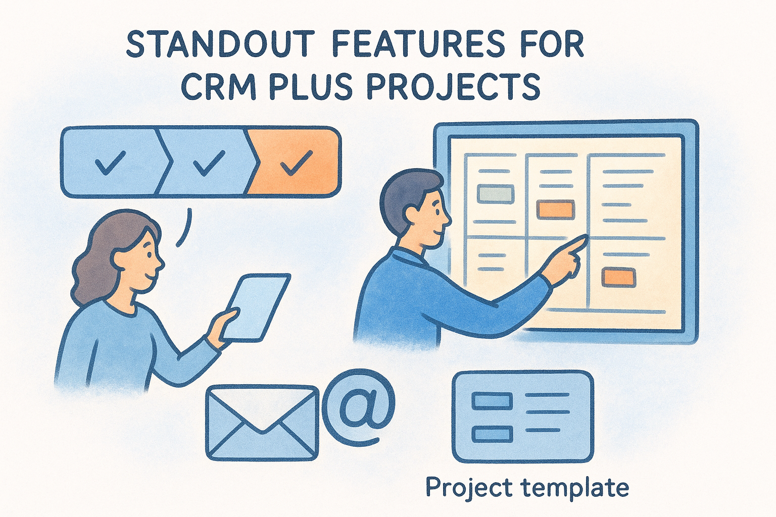 Standout features for CRM plus projects