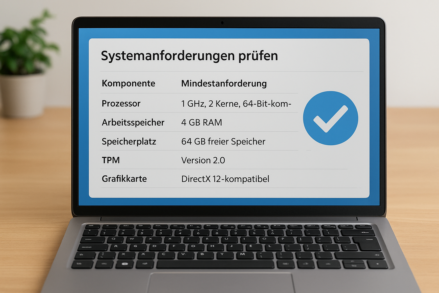 Systemanforderungen prüfen