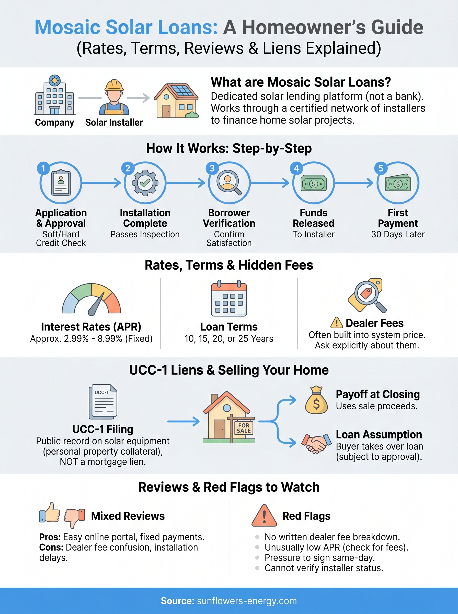 mosaic solar loans infographic