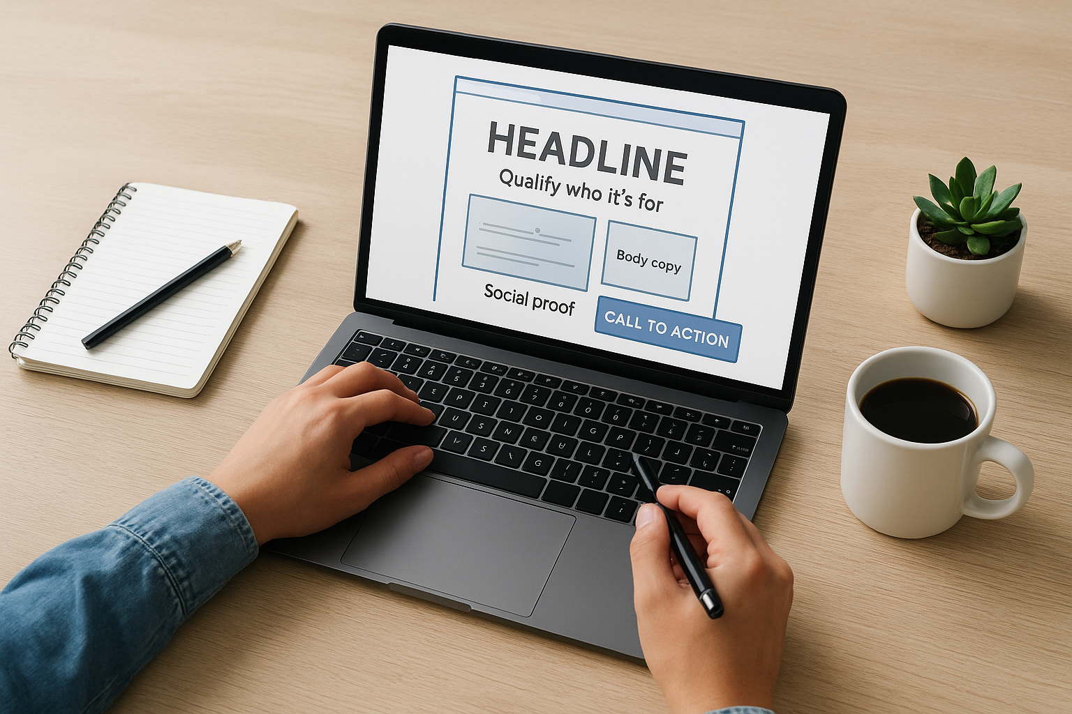 Structure your page to convert, not just inform