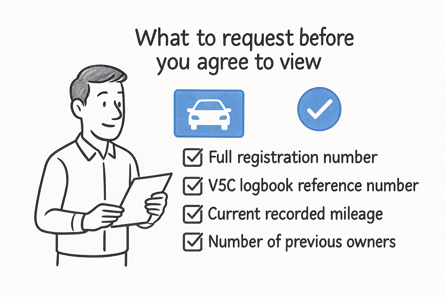 What to request before you agree to view