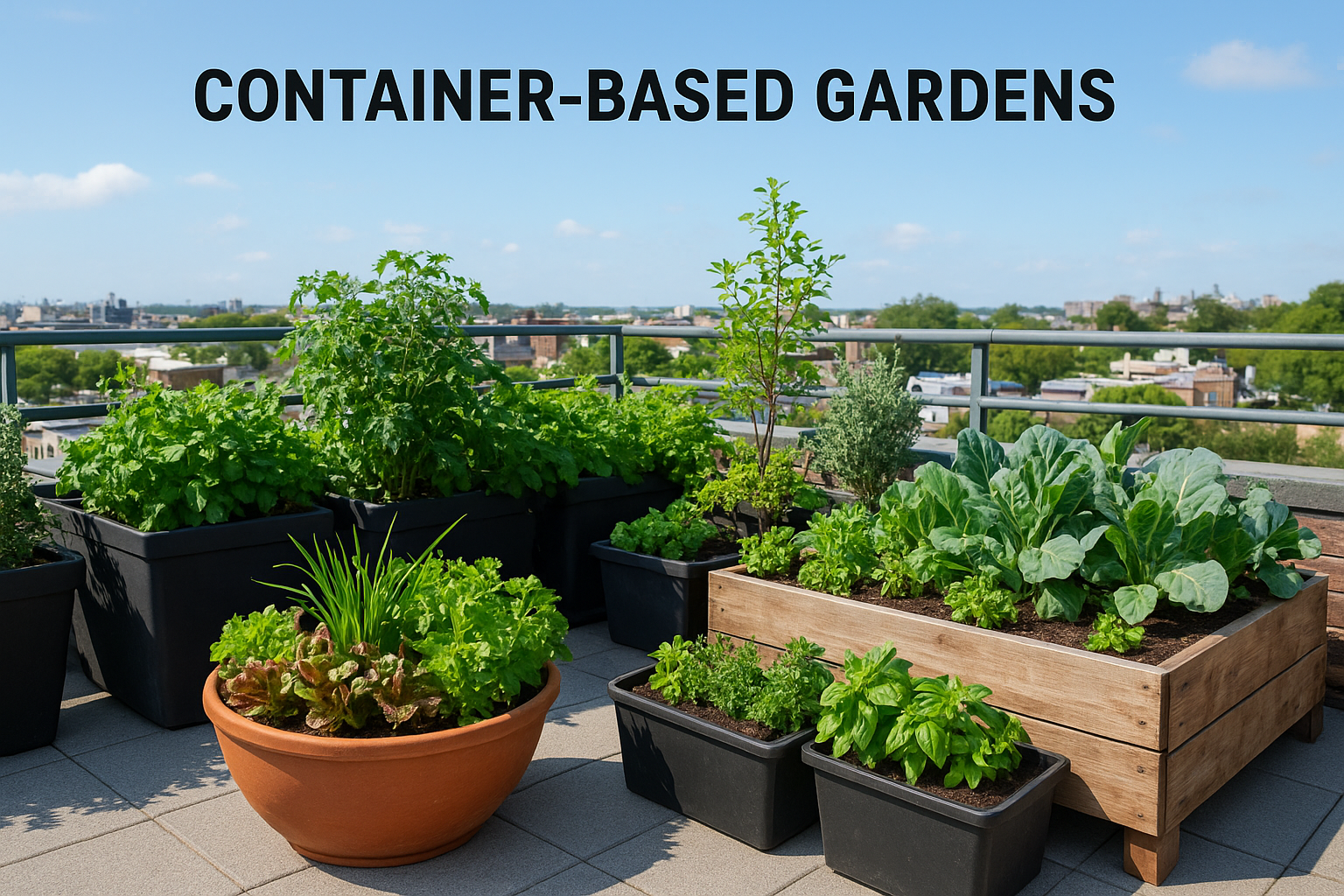 Container-based gardens