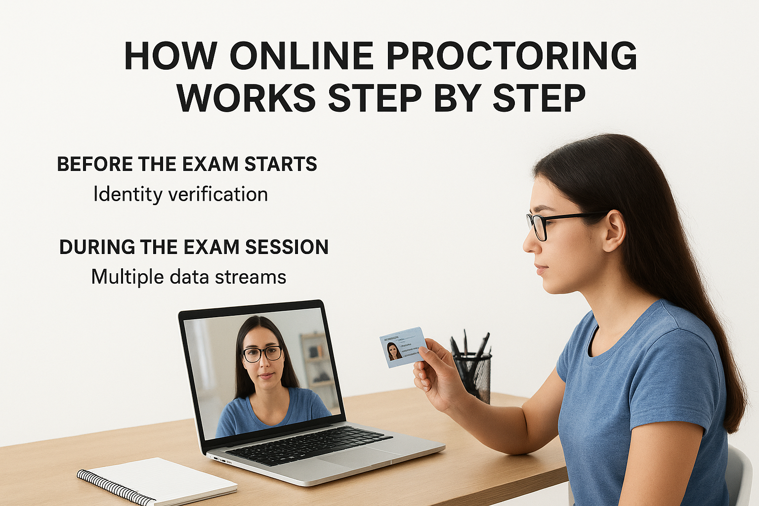 How online proctoring works step by step