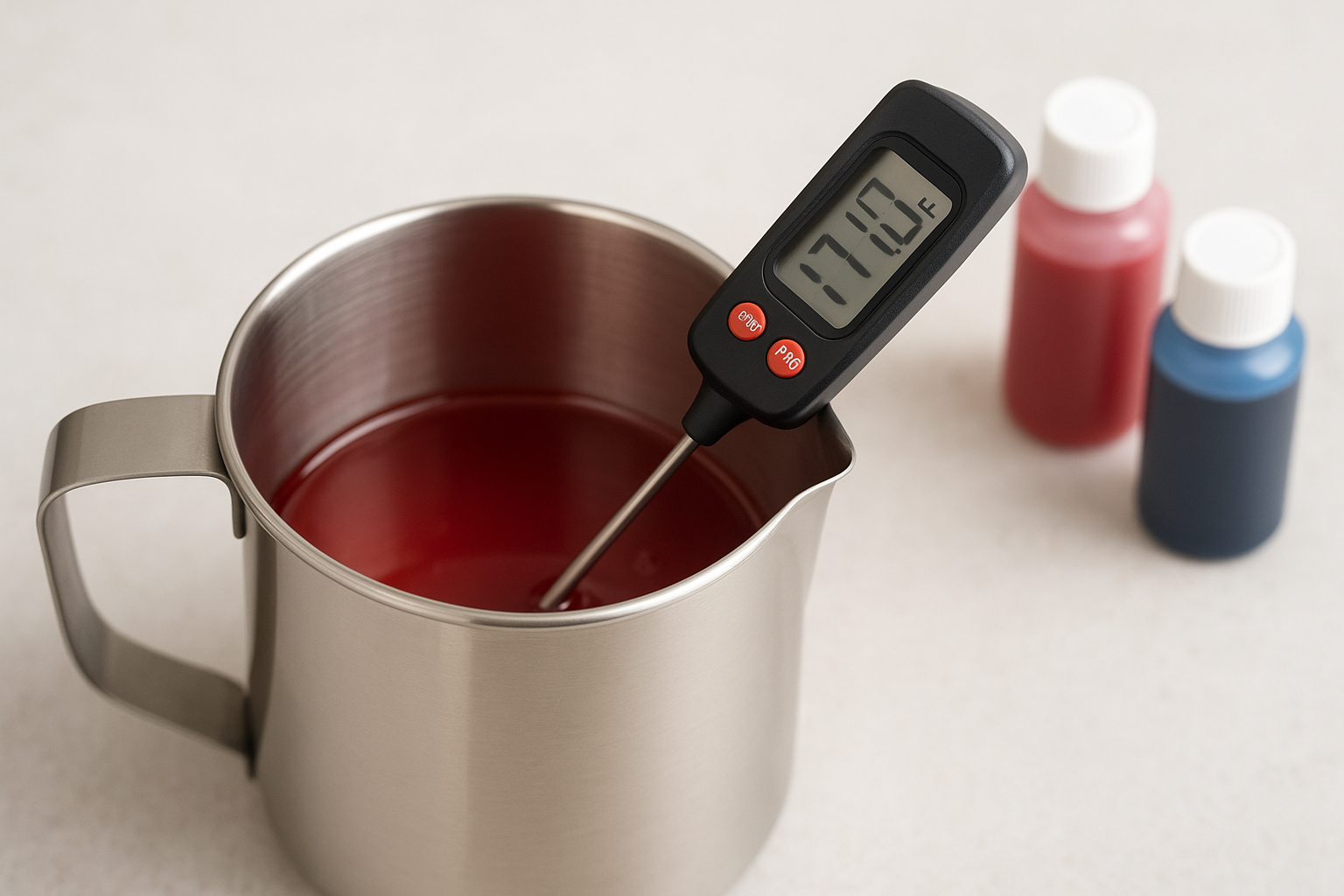 Temperature ranges by wax type