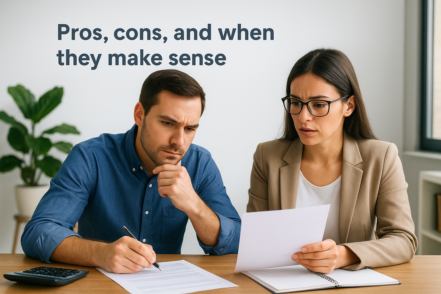 Pros, cons, and when they make sense