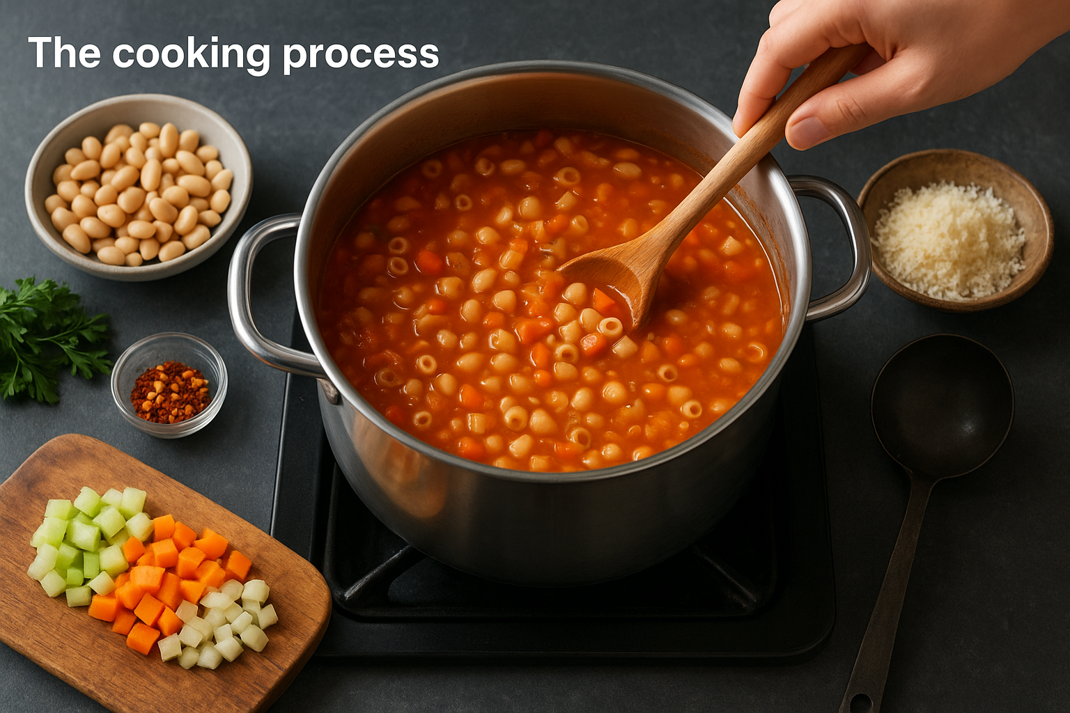 The cooking process