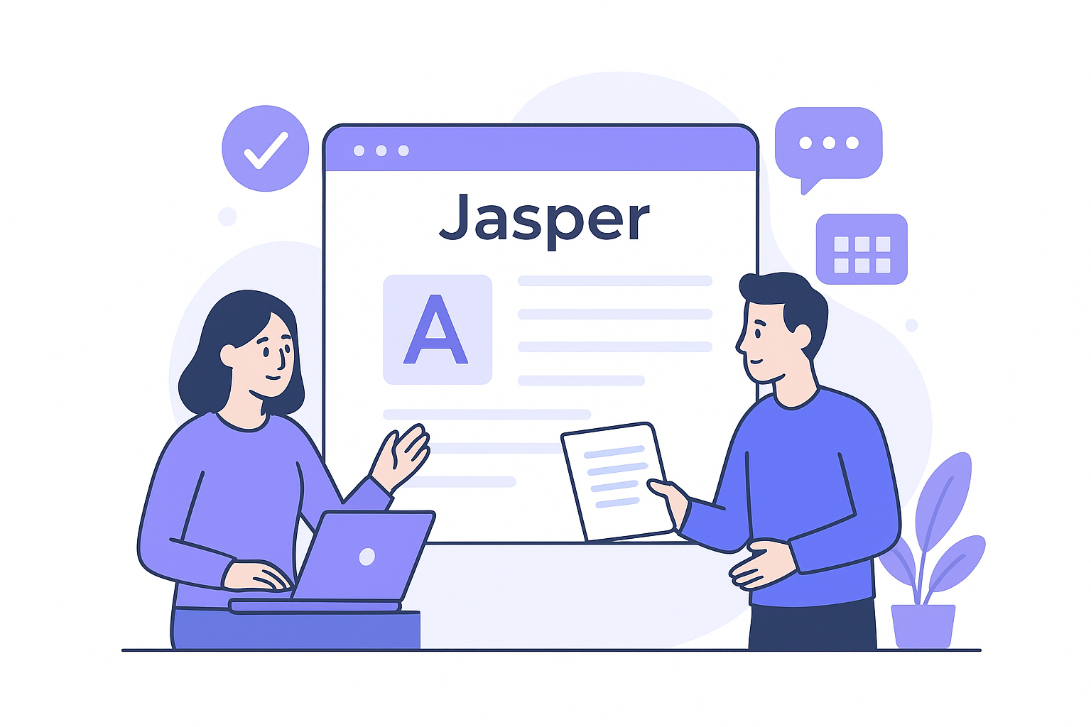 Brand voice, templates, and collaboration tools