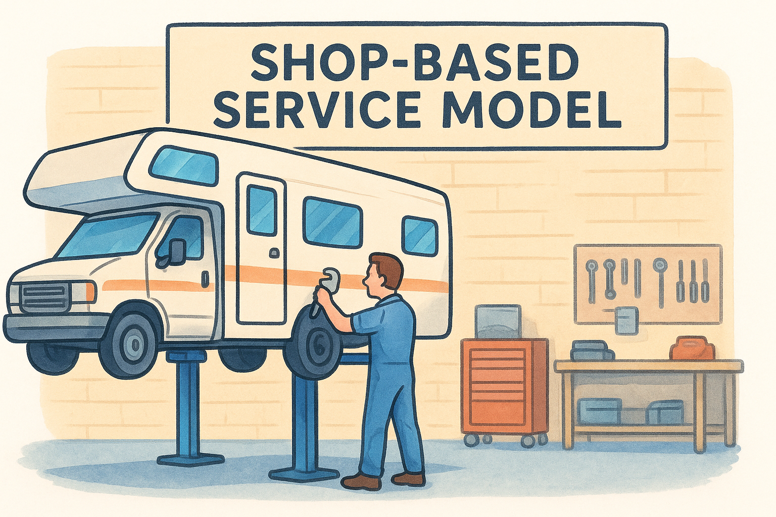 What it is and shop-based service model