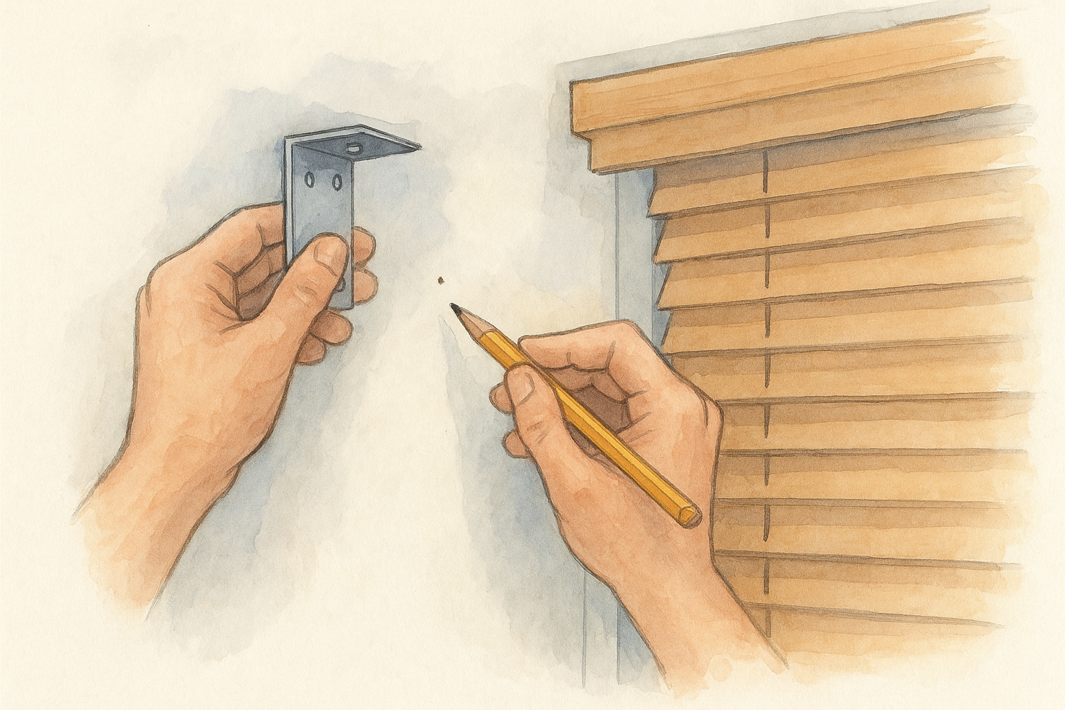 How to mark bracket positions