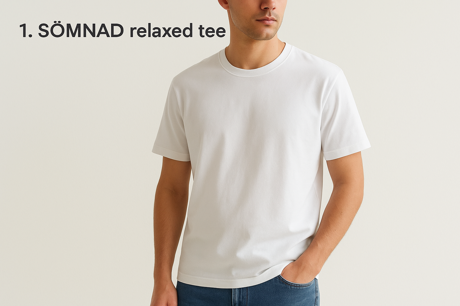 1. SÖMNAD relaxed tee