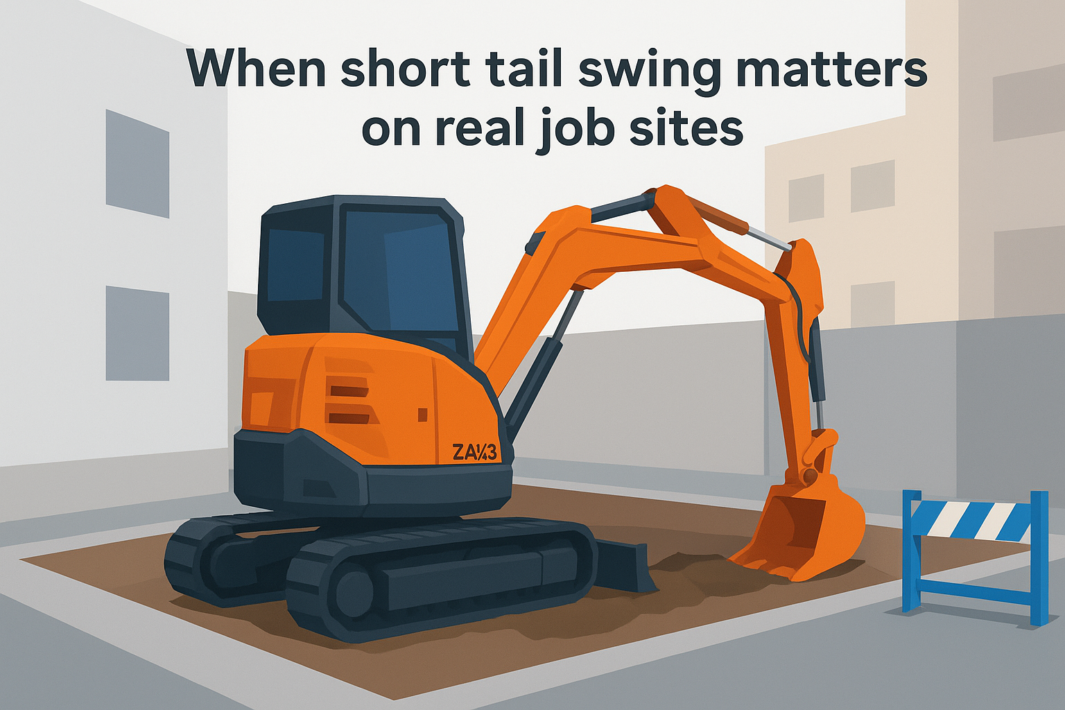 When short tail swing matters on real job sites