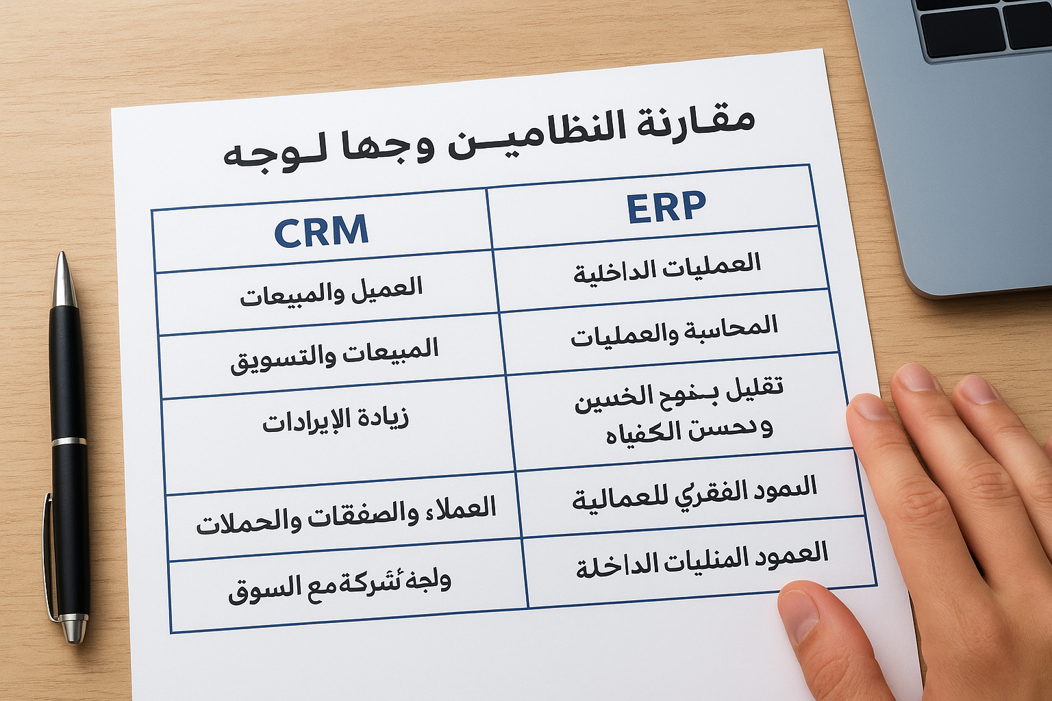 مقارنة النظامين وجهًا لوجه