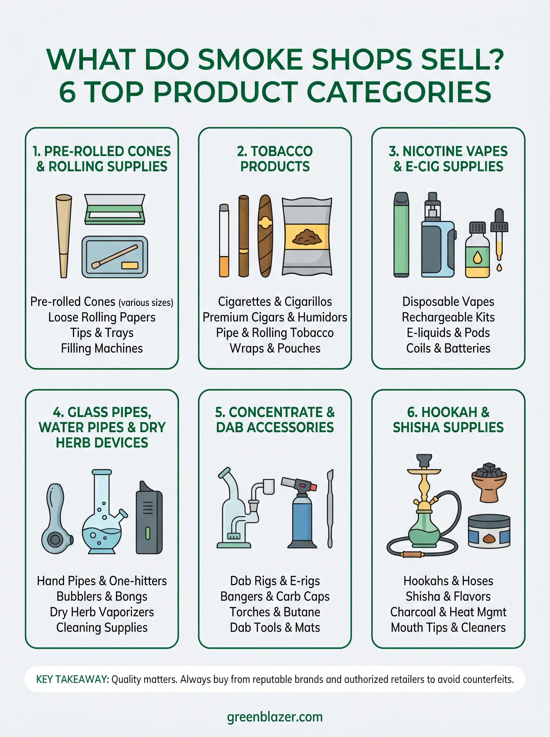 what do smoke shops sell infographic