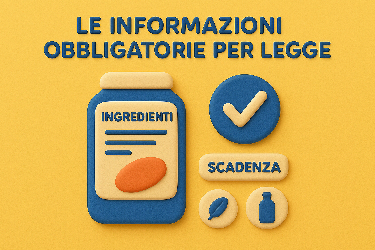 Le informazioni obbligatorie per legge