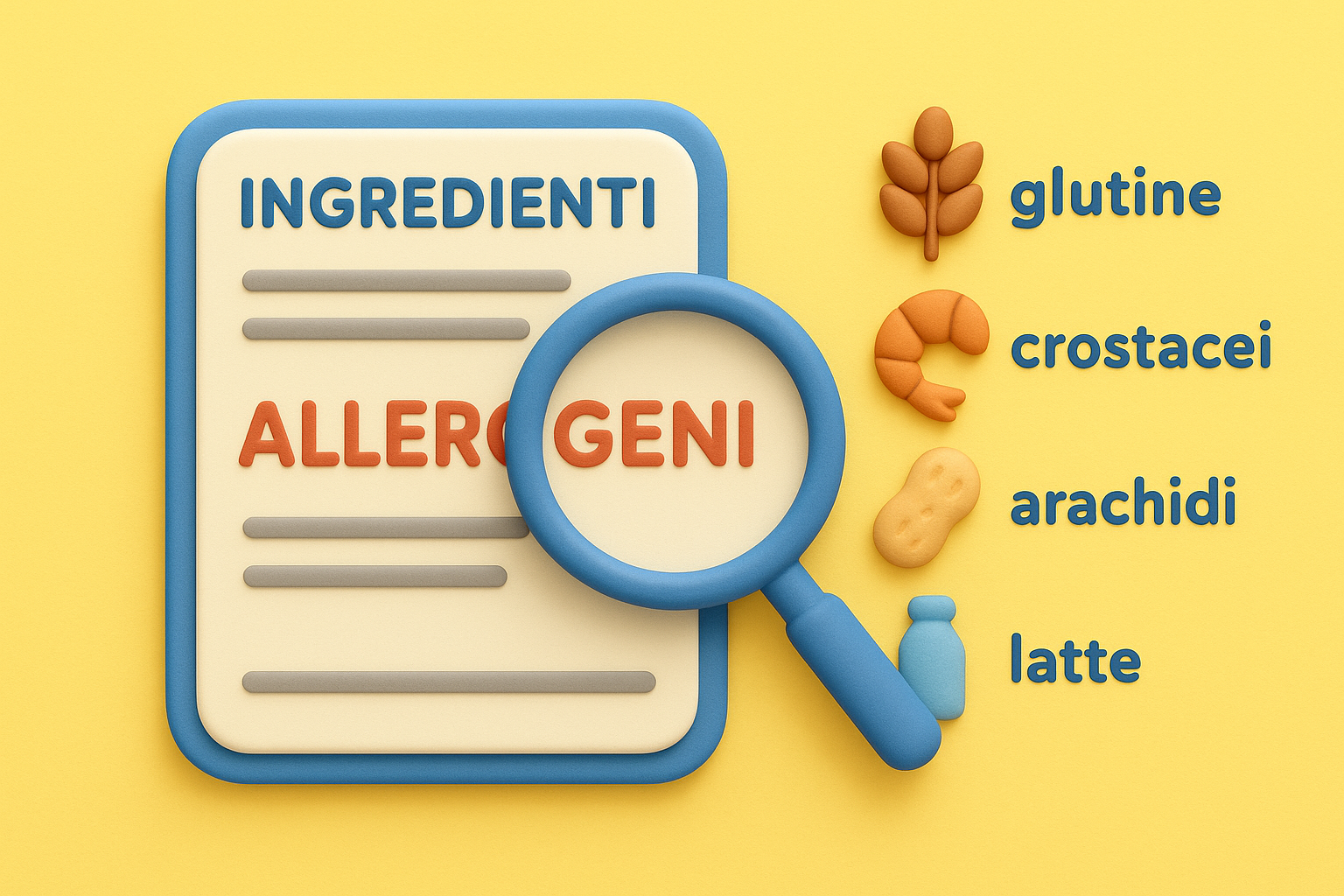 Come individuare gli allergeni in etichetta