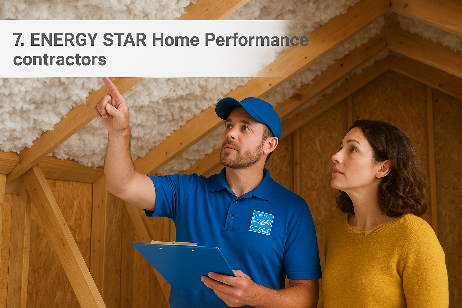 7. ENERGY STAR Home Performance contractors
