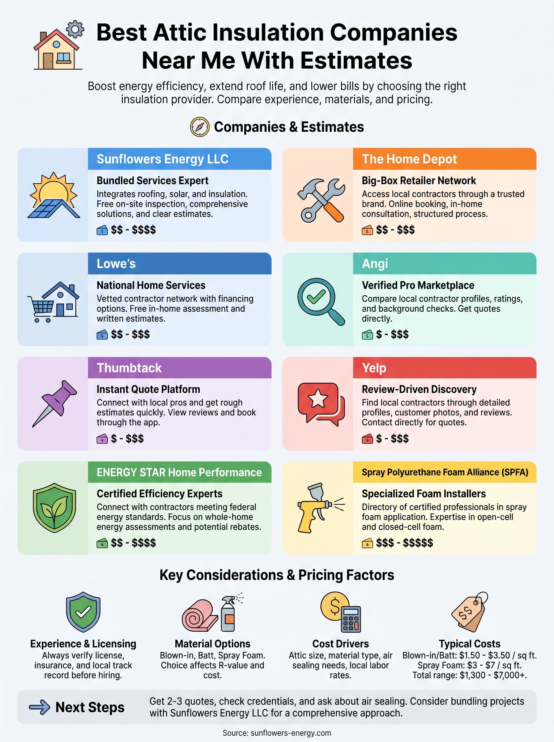 attic insulation companies near me infographic