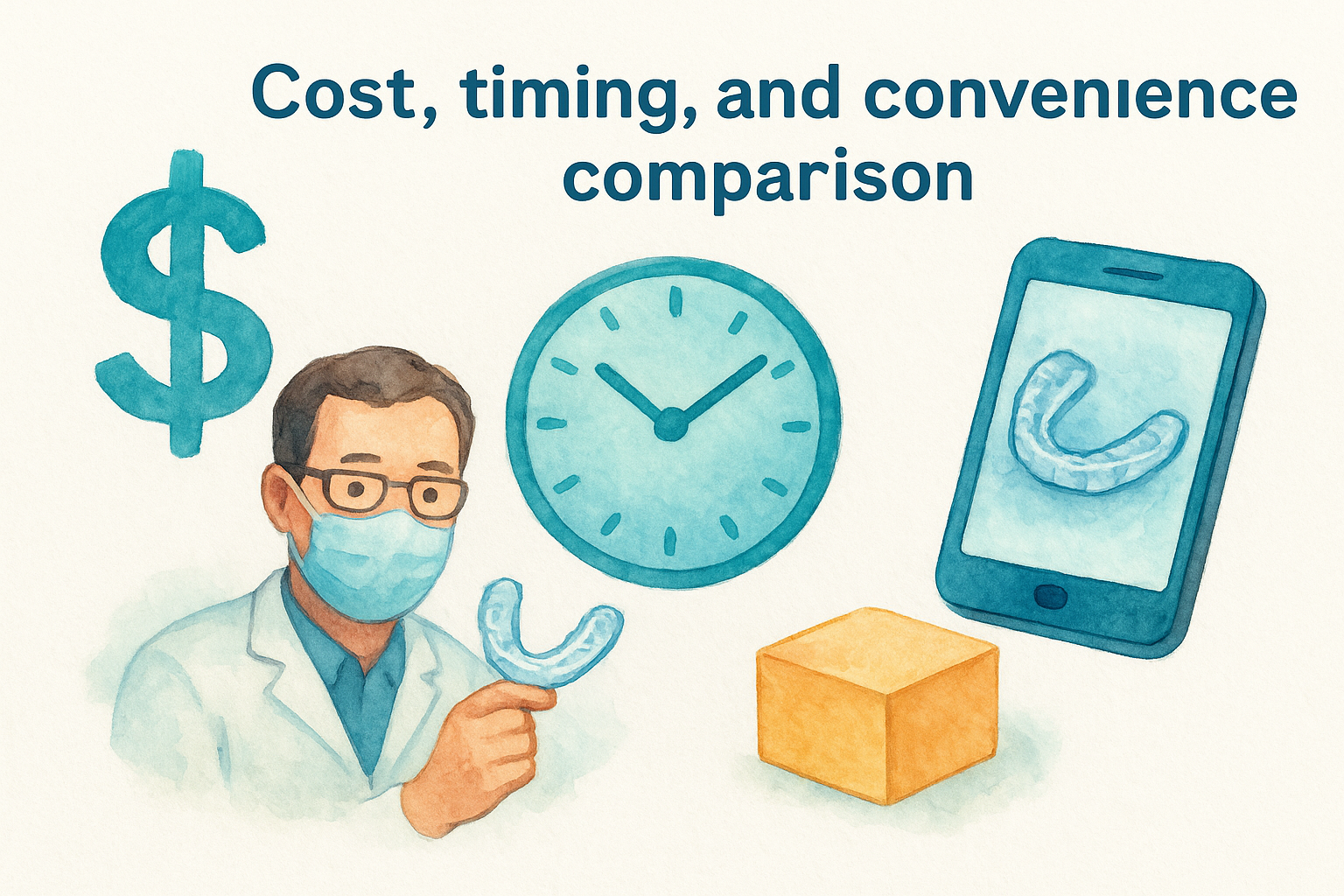 Cost, timing, and convenience comparison