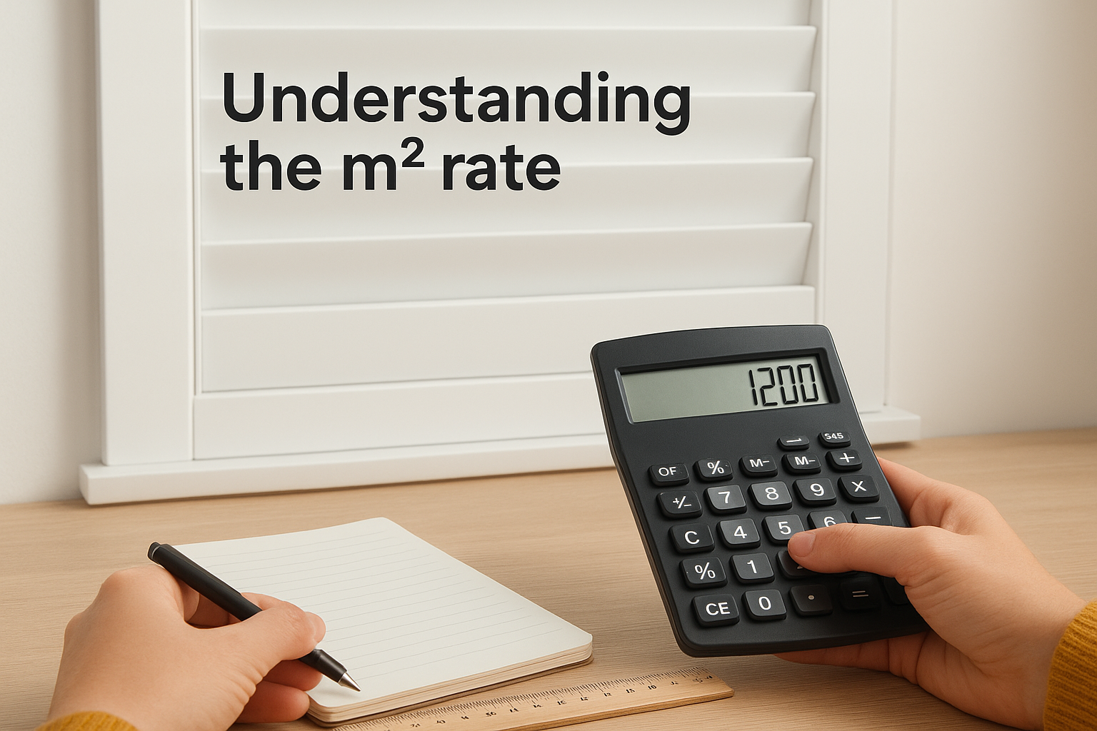 Understanding the m² rate