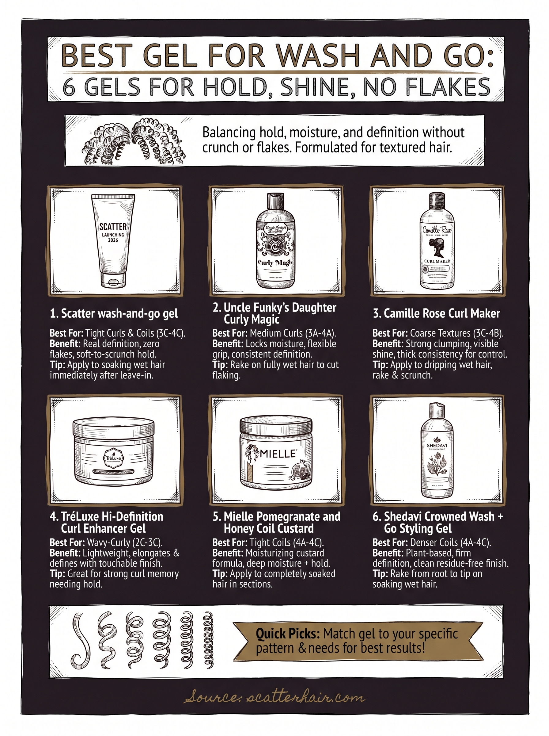 best gel for wash and go infographic