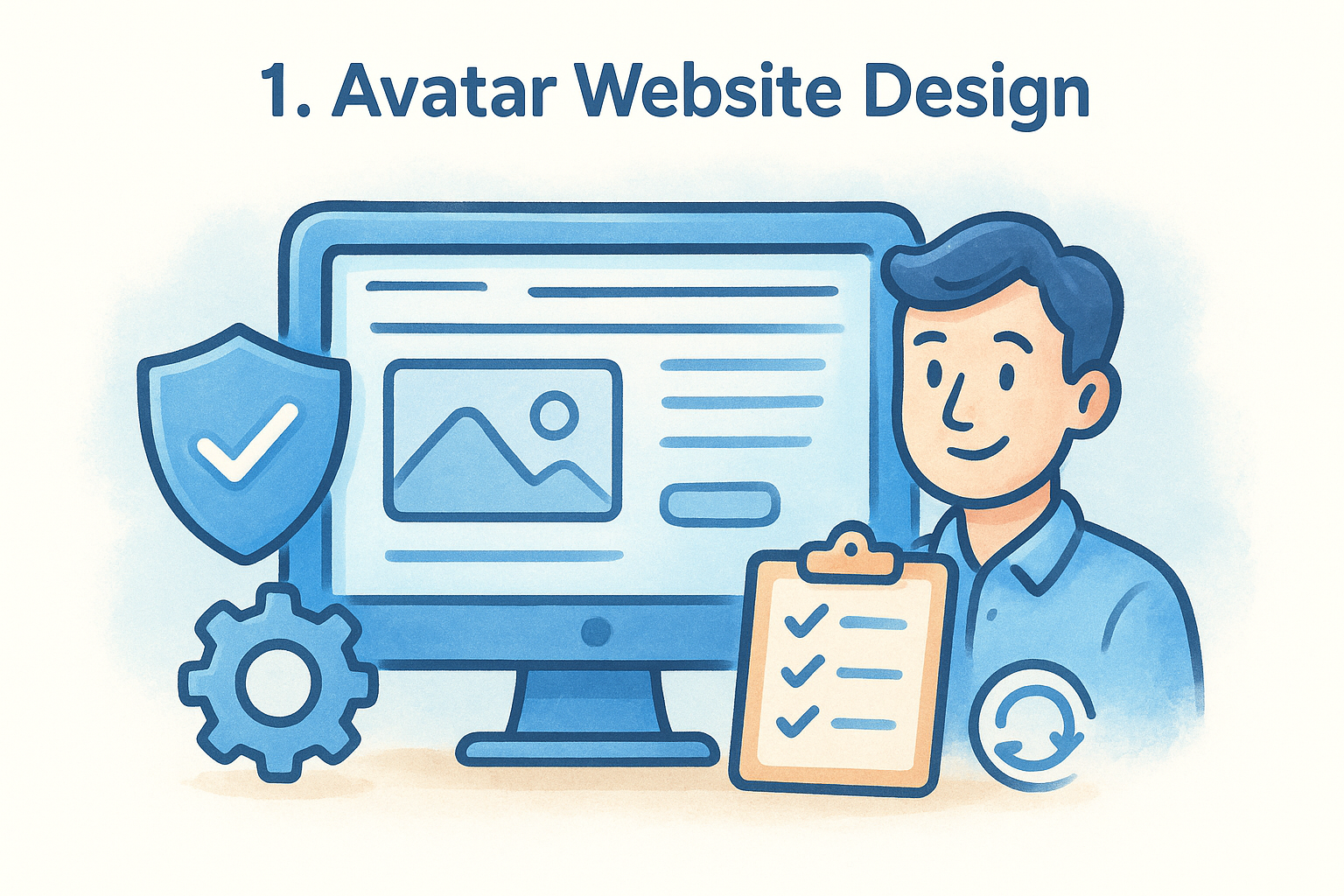 1. Avatar Website Design