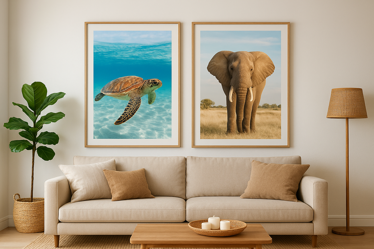 4. Coastal and Safari Animal Sets