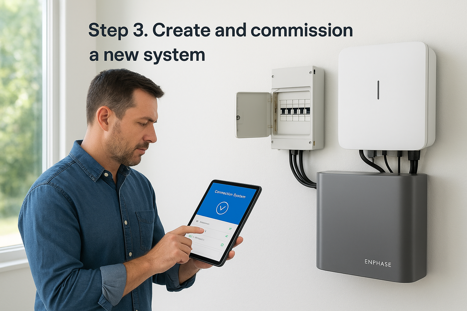 Step 3. Create and commission a new system