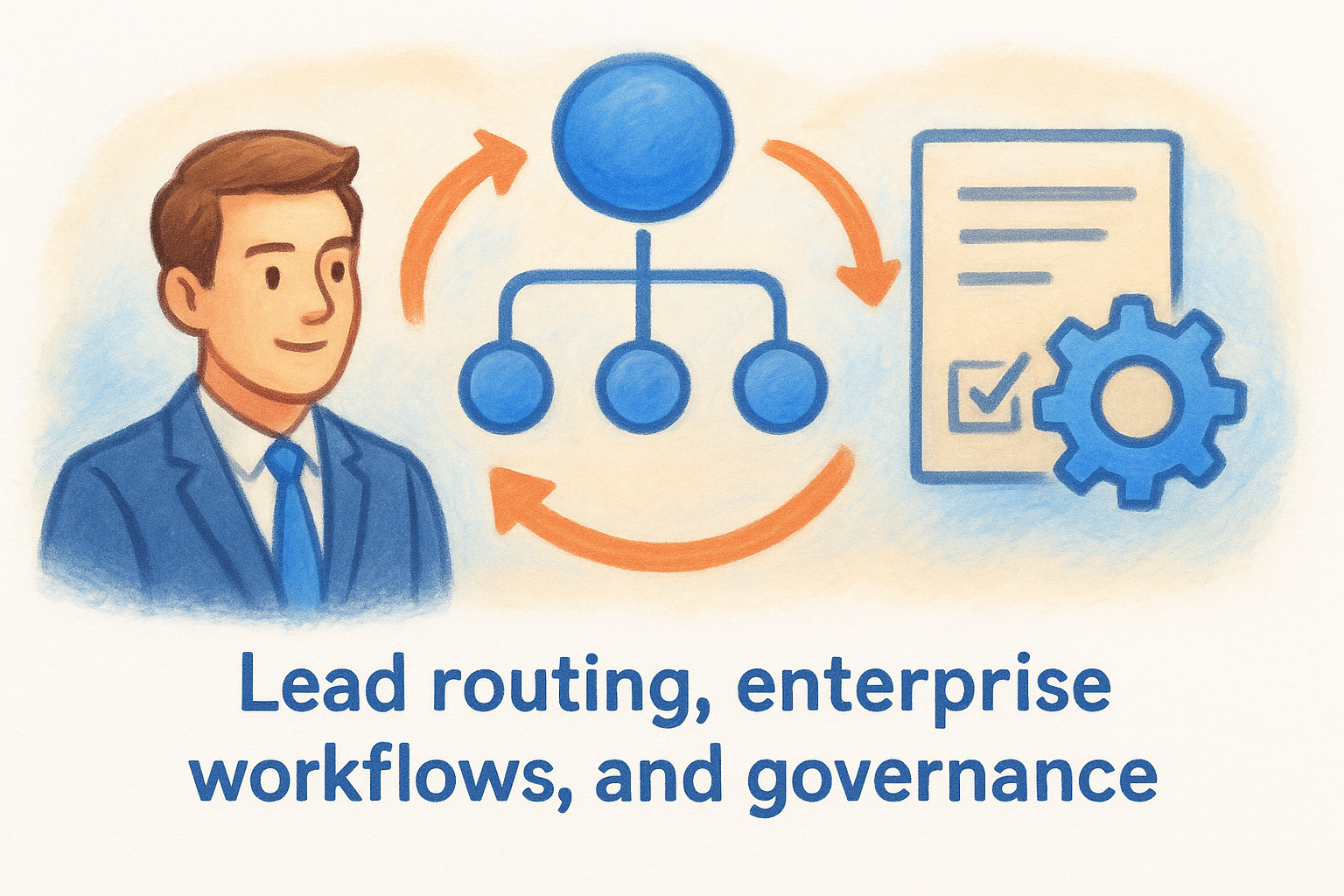 Lead routing, enterprise workflows, and governance