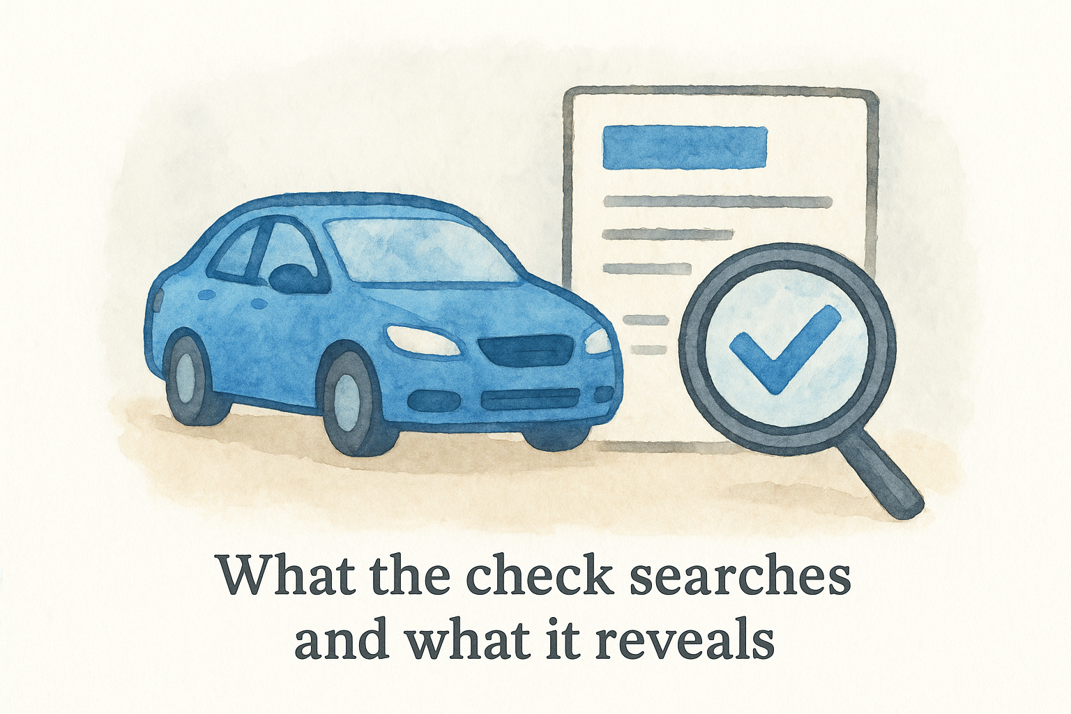 What the check searches and what it reveals