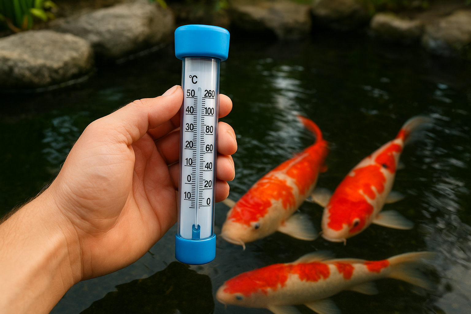 Step 1. Feed based on water temperature