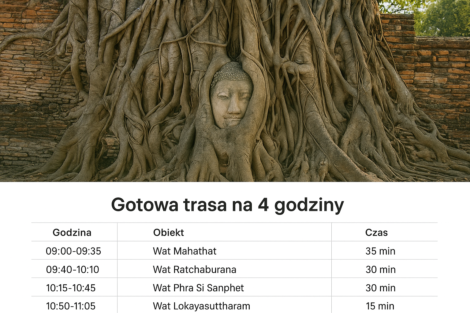 Gotowa trasa na 4 godziny