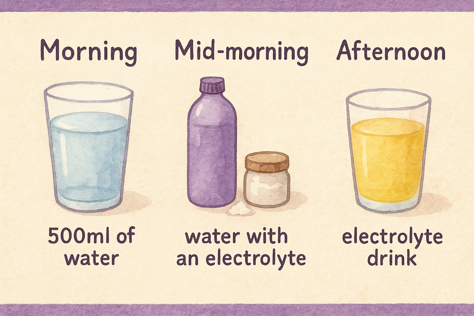 How to do it throughout the day