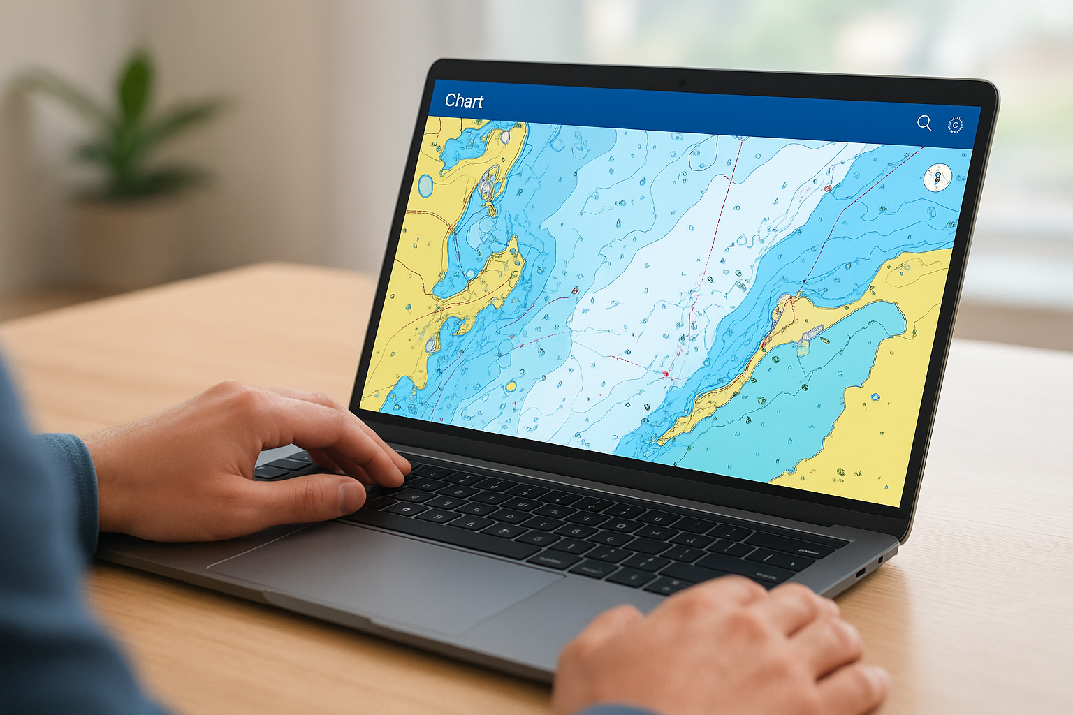 Accessing charts through Garmin's platform