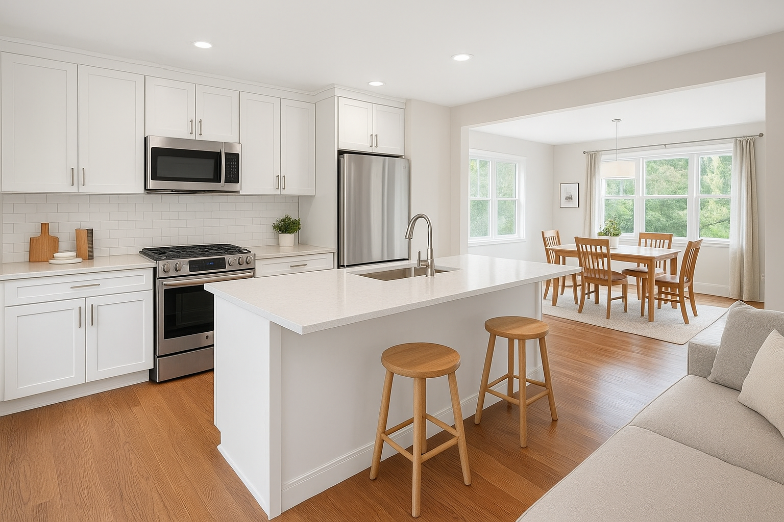 After: Sightlines, flow, and shared gathering space