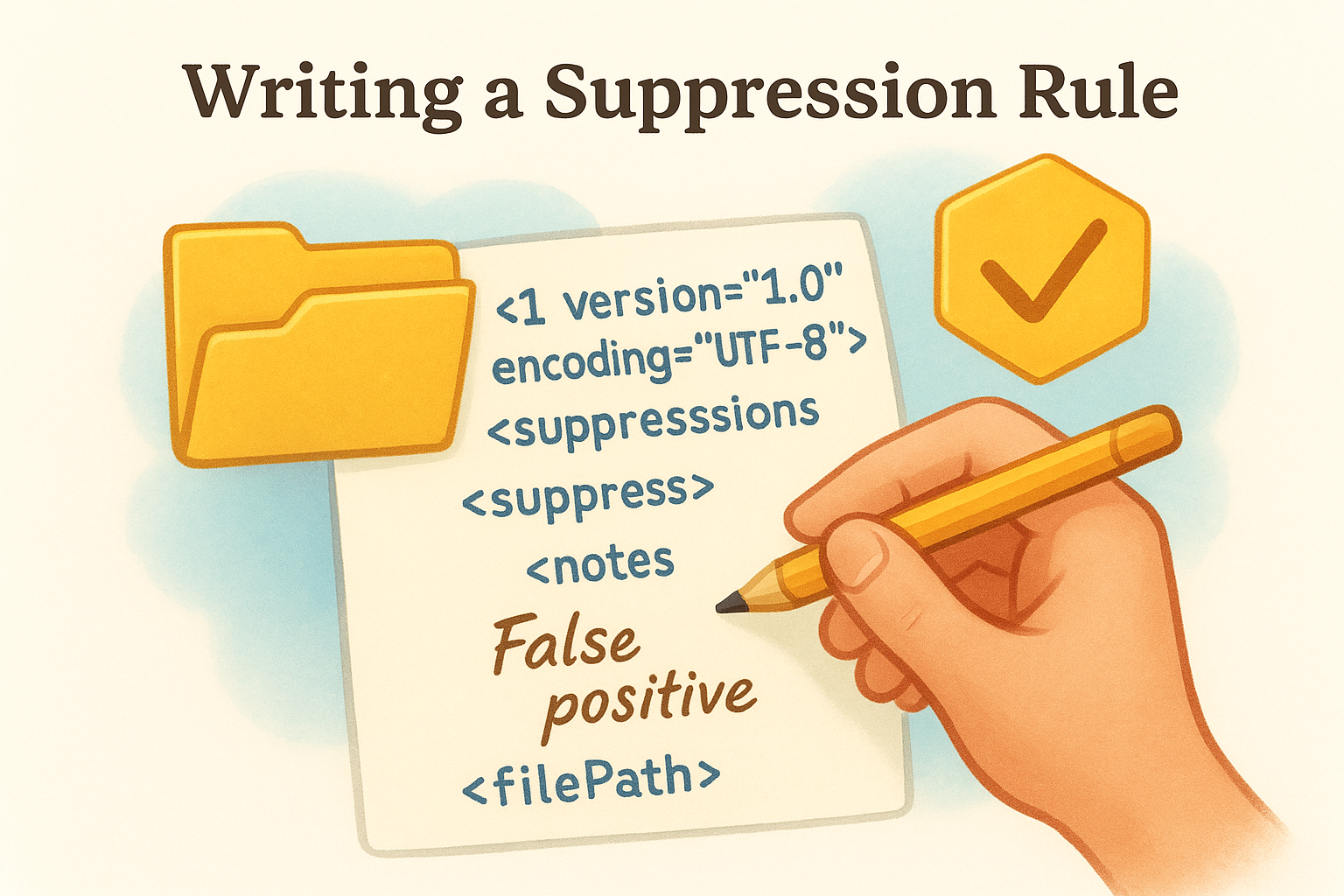 Writing a Suppression Rule