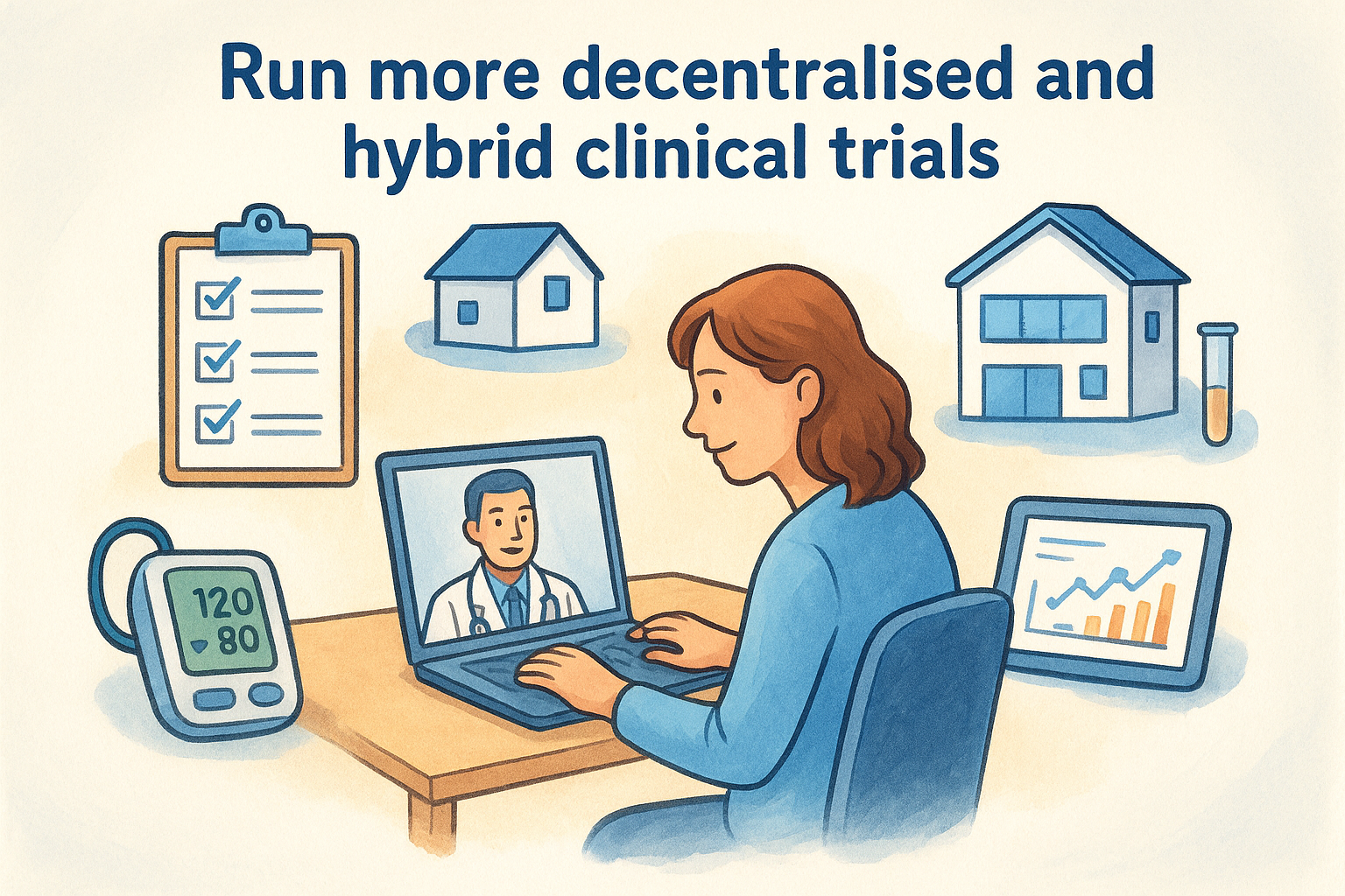 5. Run more decentralised and hybrid clinical trials