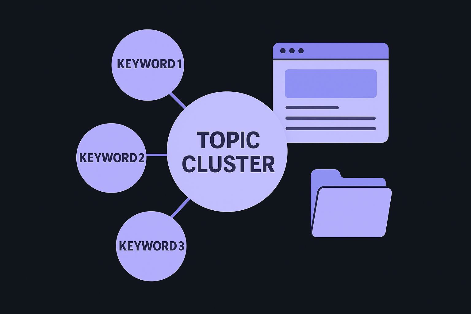 Group keywords into topic clusters