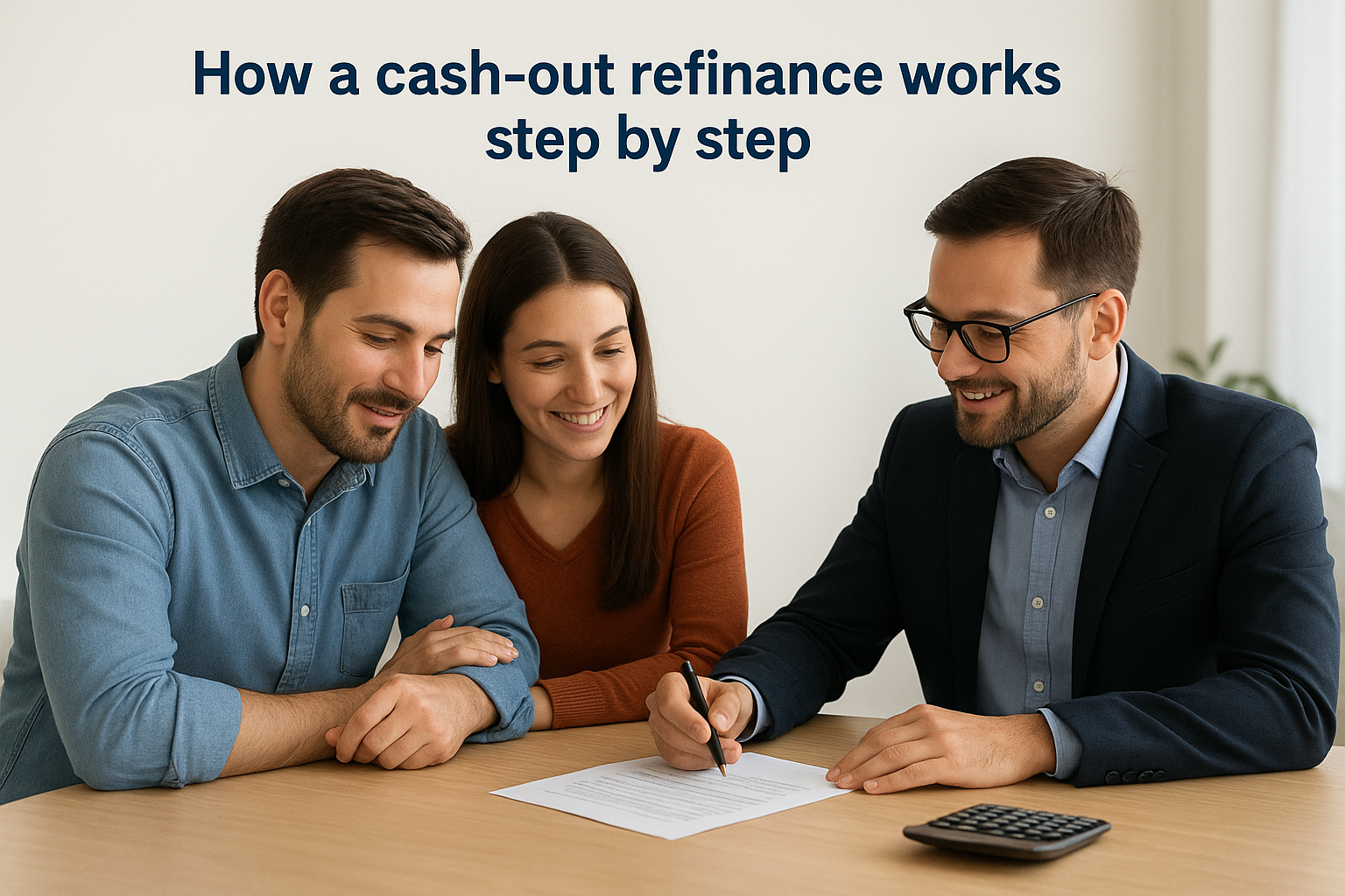 How a cash-out refinance works step by step