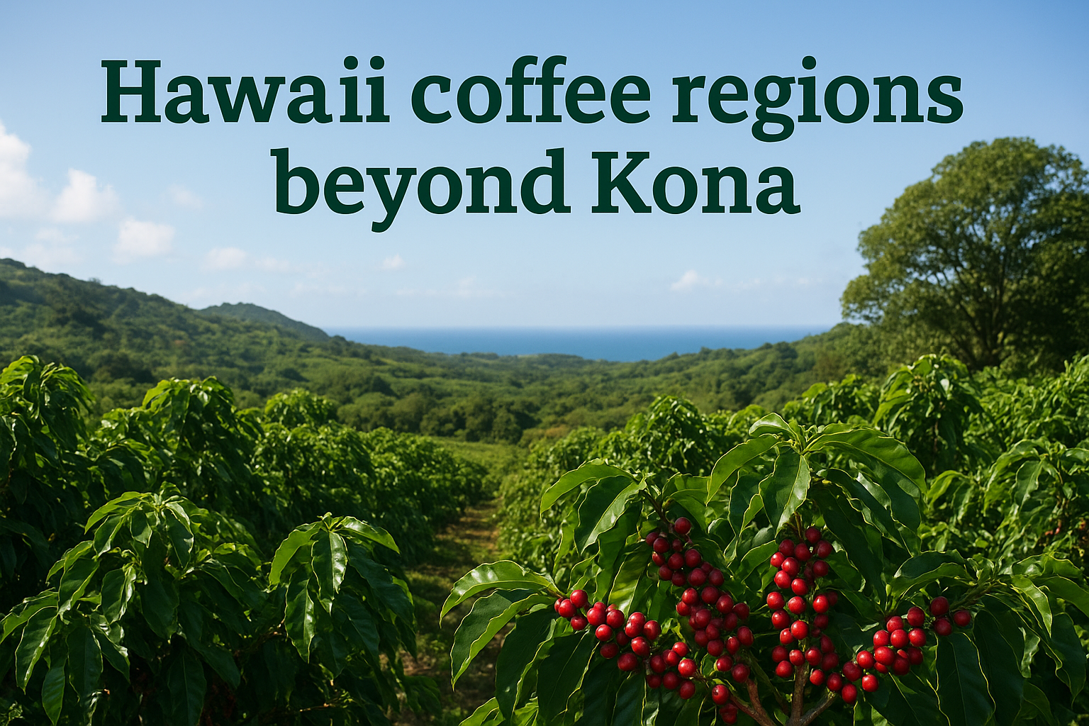Hawaii coffee regions beyond Kona