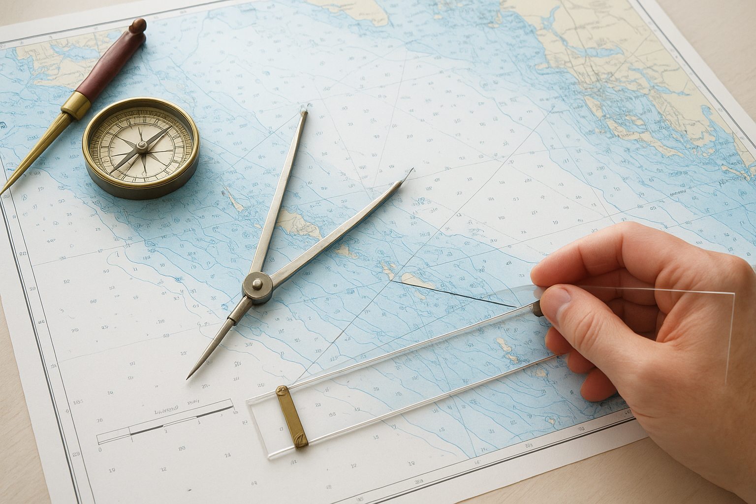 Finding north and plotting bearings