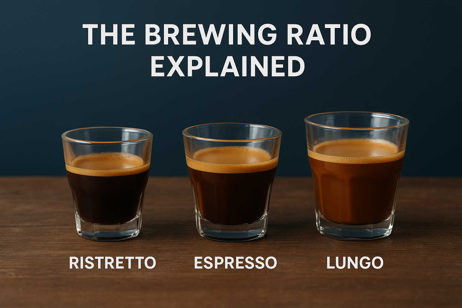The brewing ratio explained