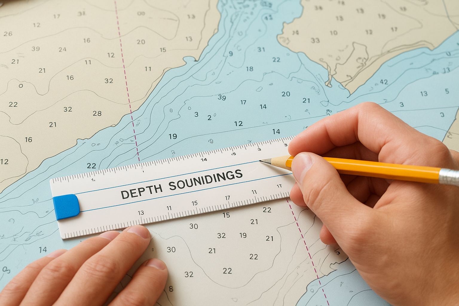How depth soundings work