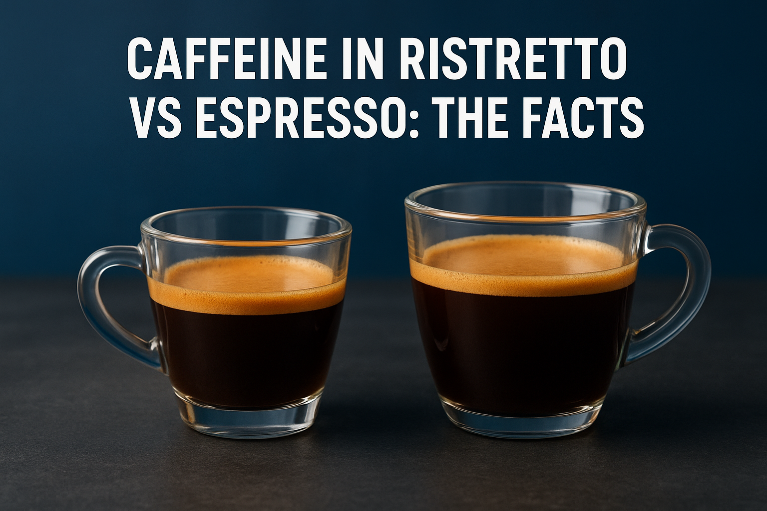 Caffeine in ristretto vs espresso: the facts